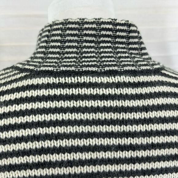 Talbots Plus Sweater Jacket  3X Vtg Nautical Stripe Wool Angora - Picture 7 of 15